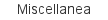 Miscellanea